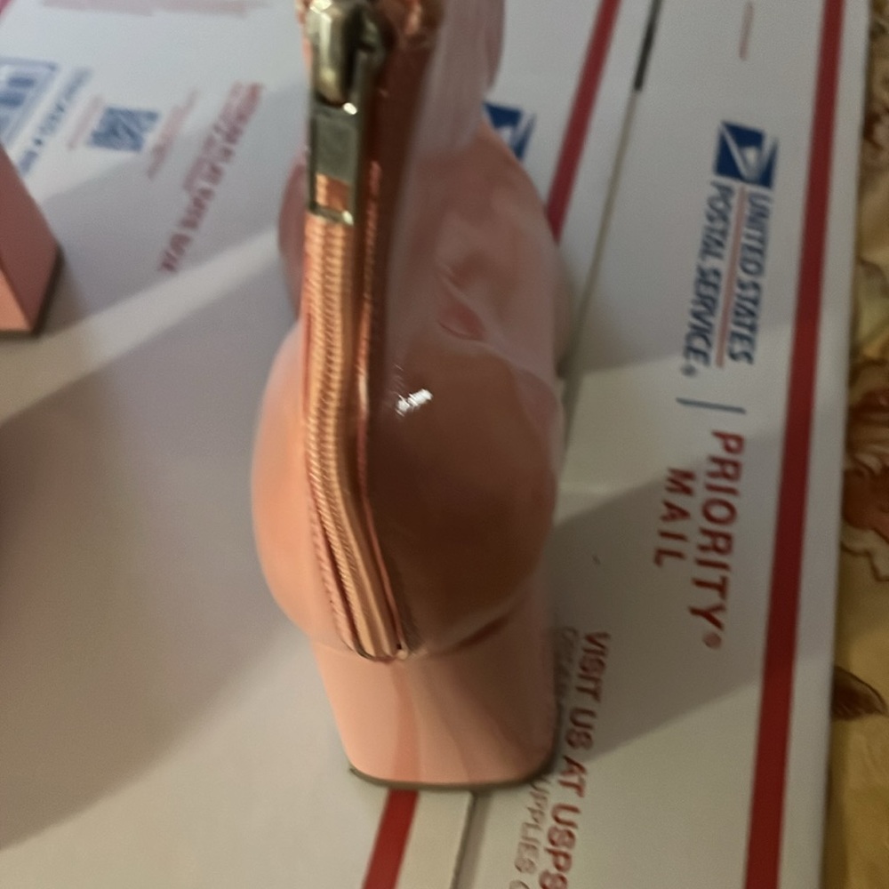 Women's Pink Ankle Boots - Picture 2 of 3